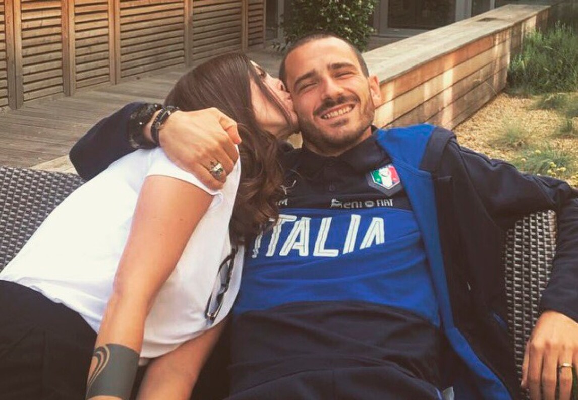 Euro 2016 Italia, Bonucci festeggia l'anniversario con Martina