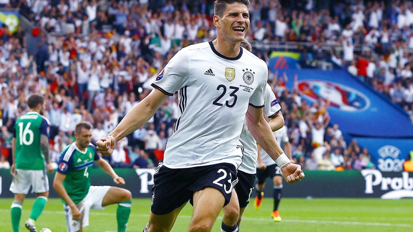 Euro 2016 Irlanda del Nord-Germania 0-1, basta un gol di Gomez al 29'