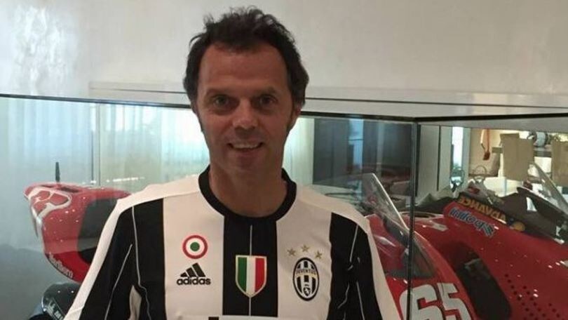 Juventus, Capirossi indossa l'ex maglia di Morata