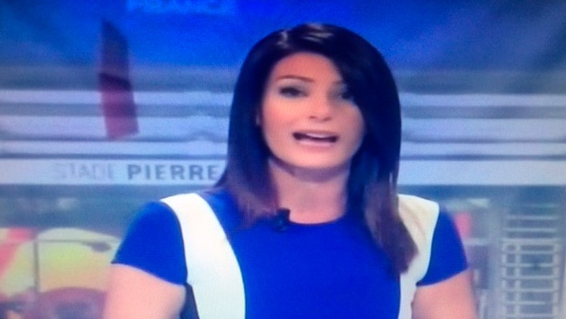 Italia-Irlanda, anche Ilaria D'Amico opta per l'azzurro