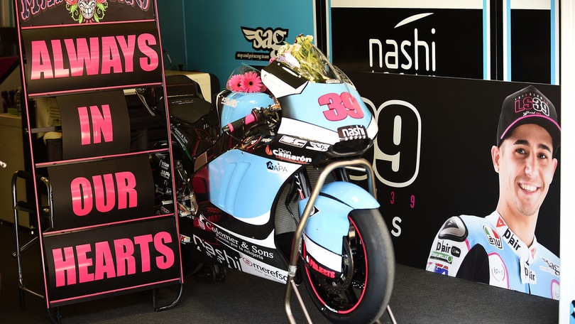 Moto2, il team SAG: «Finiremo il Mondiale per onorare Salom»