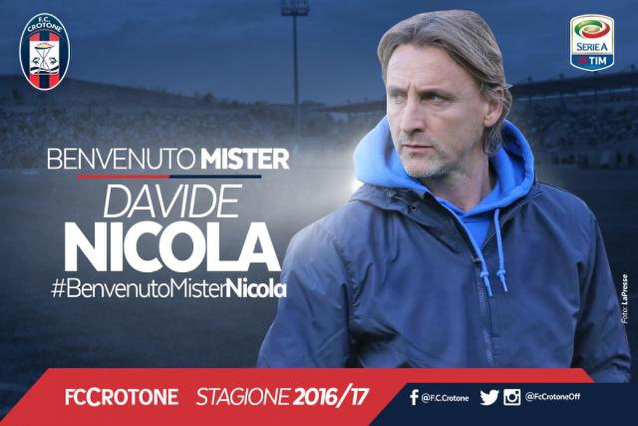 Calciomercato Crotone, in panchina Nicola fino al 2017