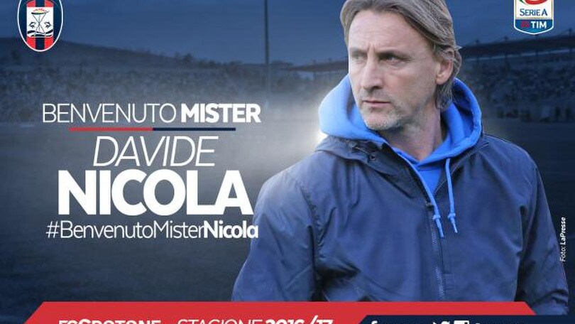 Calciomercato Crotone, in panchina Nicola fino al 2017