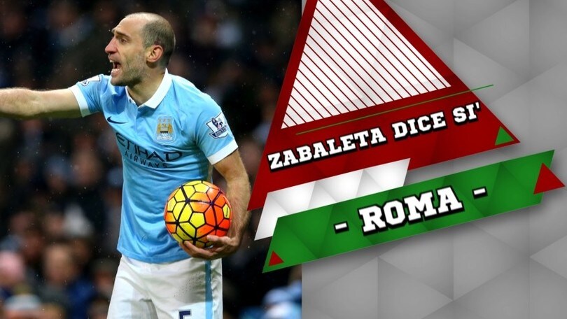 La Roma ha il sì di Zabaleta