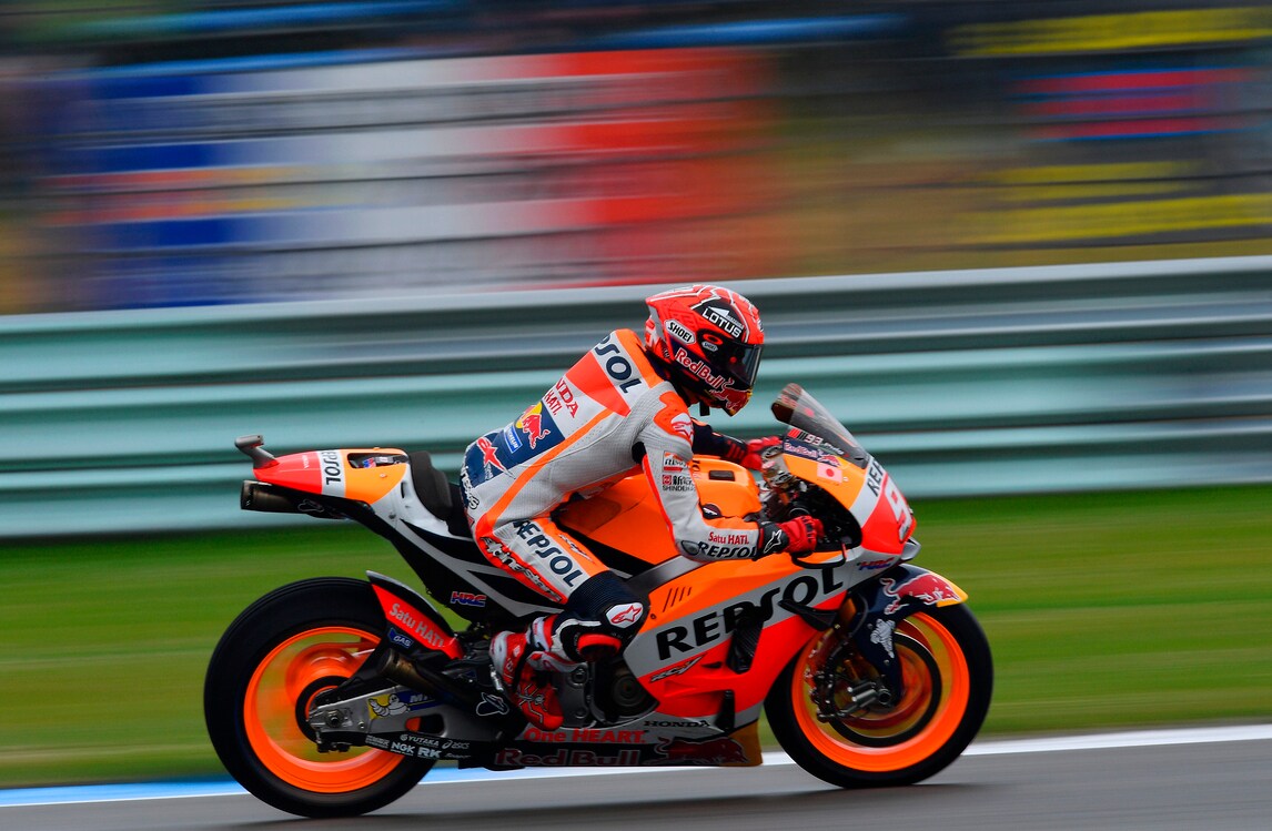 MotoGp Assen, Marquez: «Dopo la caduta il quarto posto va bene»