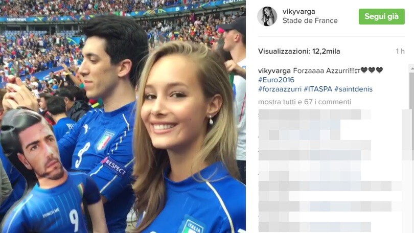Italia-Spagna, le wags azzurre illuminano Parigi
