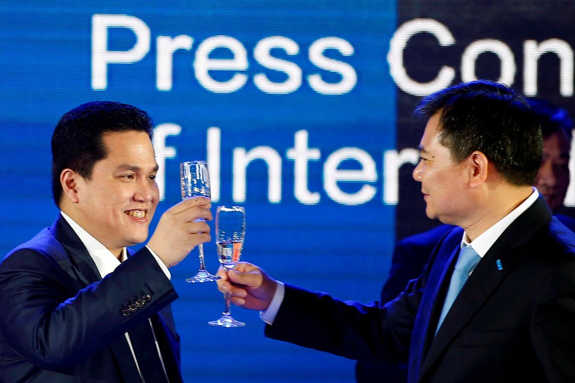 Inter ufficiale al Suning, Zhang Jindong: «Vogliamo scudetto e Europa League»
