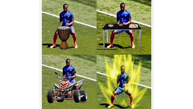 Francia, Evra show: la sua posa diventa Meme e lui li posta su Instagram