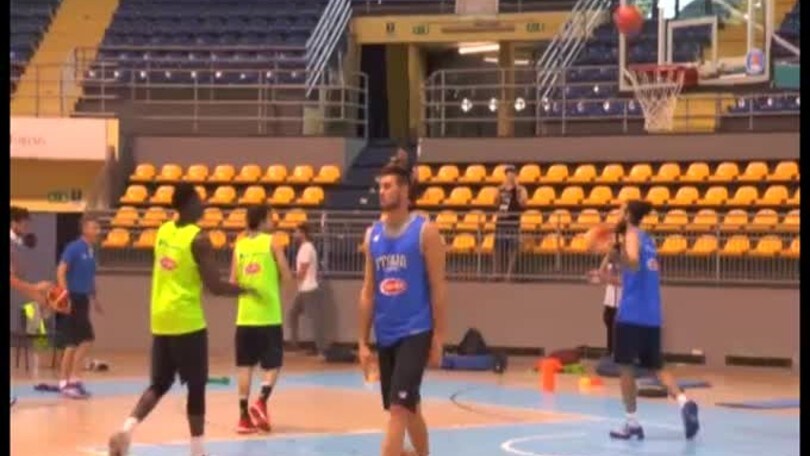 Basket, l'Italia in campo per l'allenamento