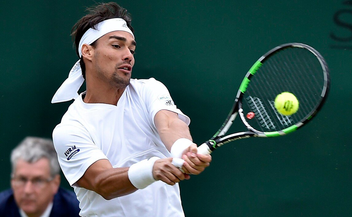 Wimbledon: esordio ok per Fognini dopo le nozze