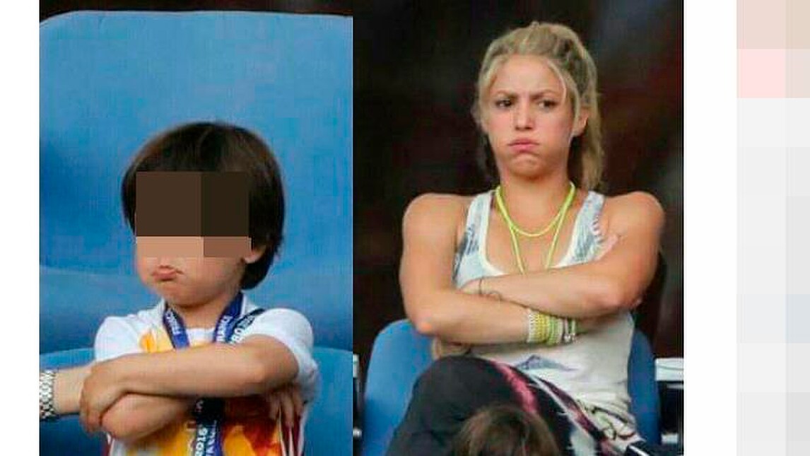 Euro 2016, Shakira consola il figlio dopo il gol dell'Italia