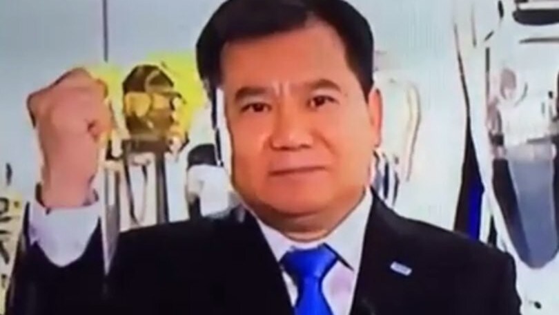 Inter, Zhang Jindong urla: "Fozza Inda!» e il video diventa virale