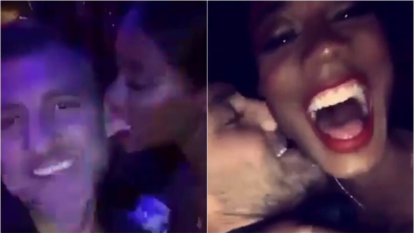 Vieri, serata e baci "hot" con la sexy Jazzma