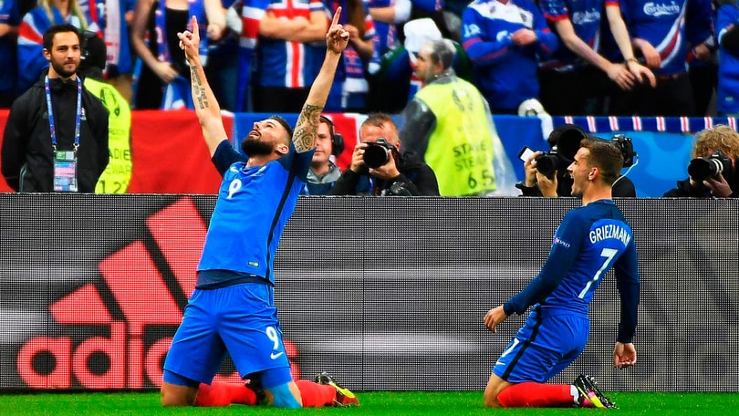 Euro 2016, Francia-Islanda 5-2: Bleus in semifinale, Pogba-gol!