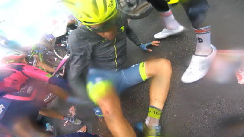 La caduta di Contador