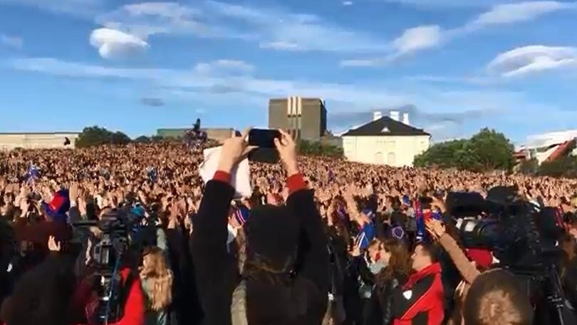 Islanda, grazie lo stesso! Che festa a Reykjavík