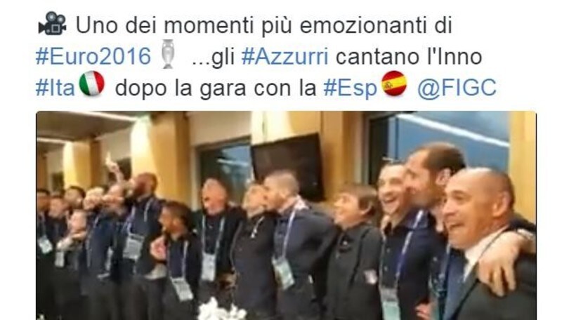 Euro 2016 Italia, dopo la Spagna tutti a cantare l'inno