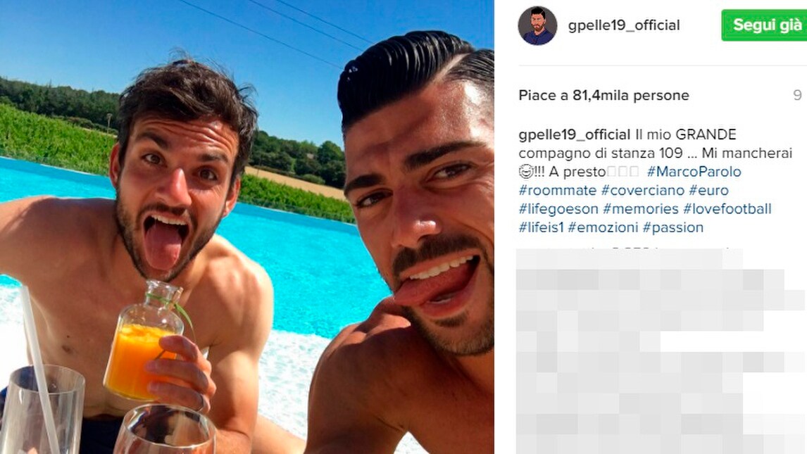 Pellè, il selfie con Parolo fa infuriare i tifosi