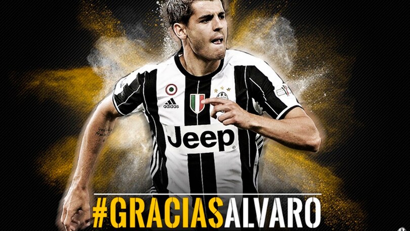 Juventus, ufficiale l'addio di Morata: «Grazie Alvaro»