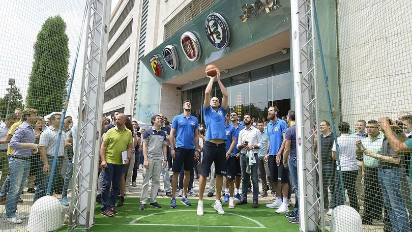 Fiat augura "in bocca al lupo" agli Azzurri del basket