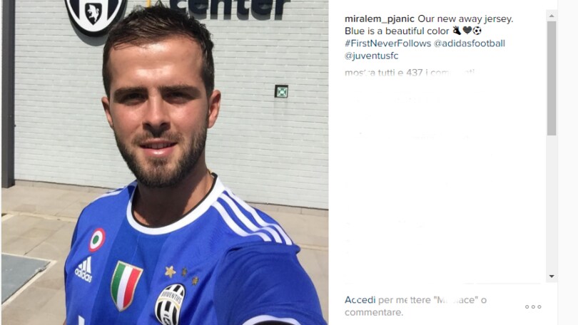Pjanic-Juventus, è già amore: «Il blu è un bel colore»