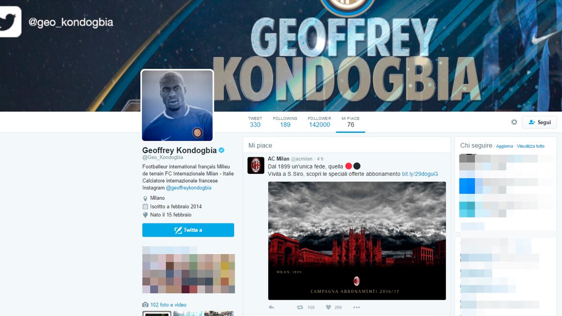 Inter, che gaffe per Kondogbia!