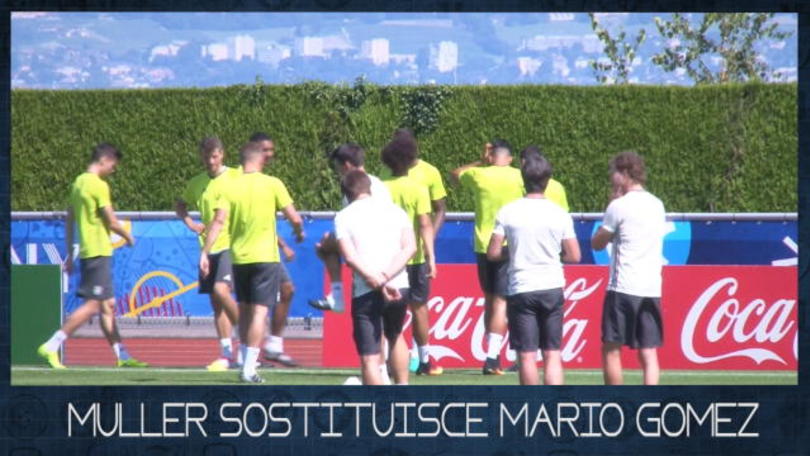 Euro 2016 in 60 secondi - Muller sostituisce Mario Gomez
