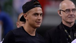 Dybala a Torino assiste alla sfida Italia-Messico