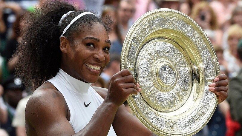 Tennis: Serena Williams trionfa a Wimbledon