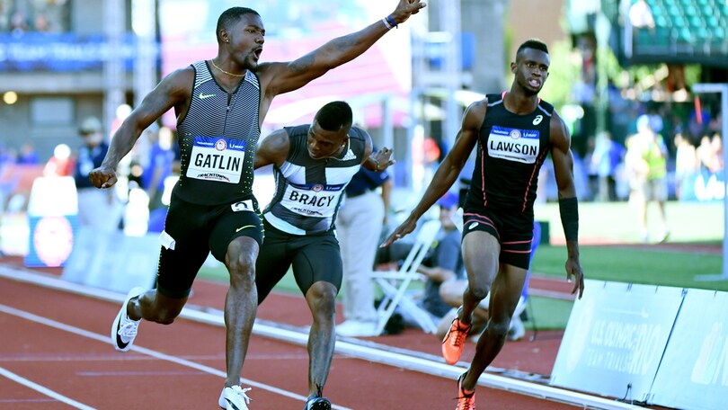 Olimpiadi, Gatlin super. Vince i 200 ai Trials Usa in 19''75