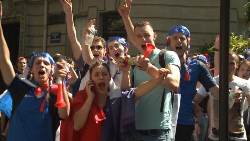 Parigi, festa francese prima della finale