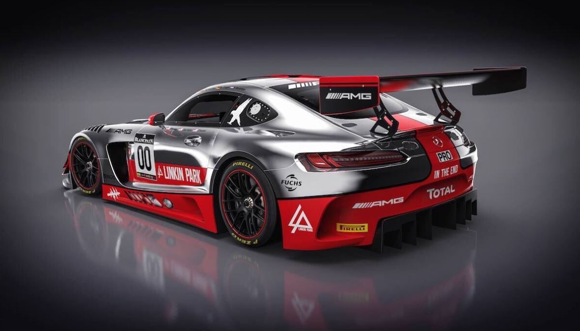 La Mercedes AMG GT3 disegnata dai Linkin Park