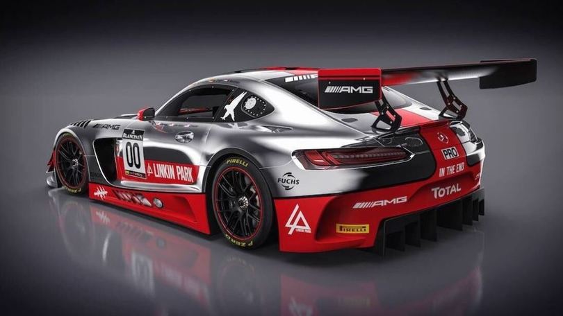 La Mercedes AMG GT3 disegnata dai Linkin Park