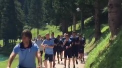 Lazio, fatica e sudore in ritiro