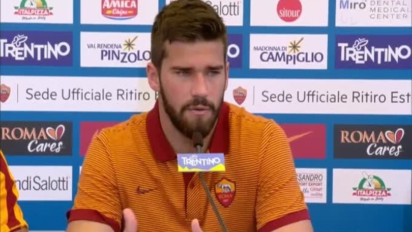 Alisson: "Felice di essere alla Roma"
