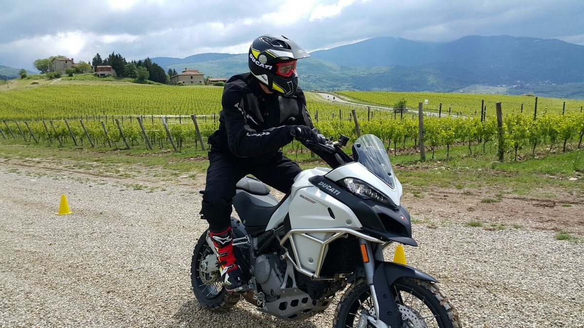 Ducati DRE Enduro, a scuola di off-road con la Multistrada