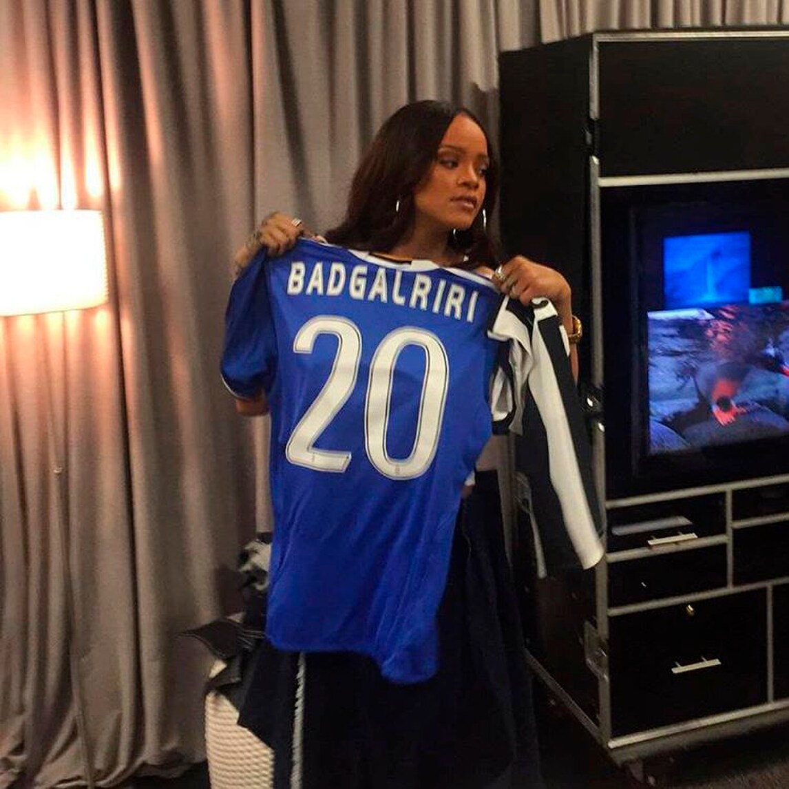 Juventus, Rihanna risponde a Marchisio: eccola in bianconero