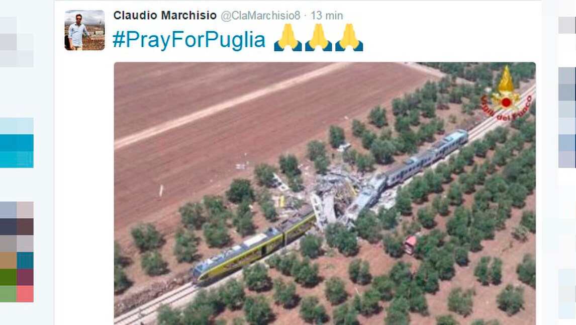 Da Marchisio a Roberta Vinci, lo sport si stringe attorno alla Puglia