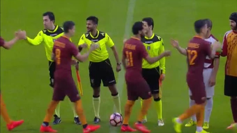Roma formato super in amichevole