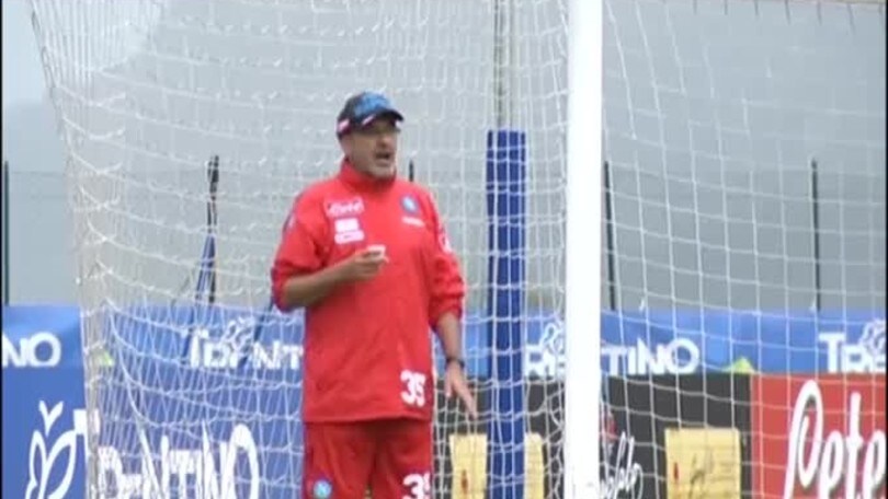 Sarri, che grinta in allenamento