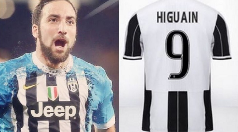 Seconda Maglia Juventus Higuaín Seconda Maglia Juventus Higuaín