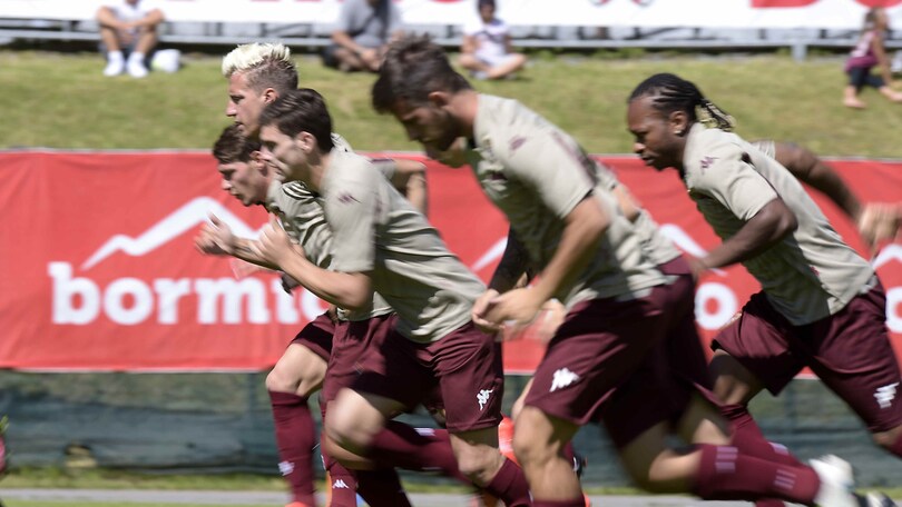 Serie A Torino, i granata sudano in campo a Bormio