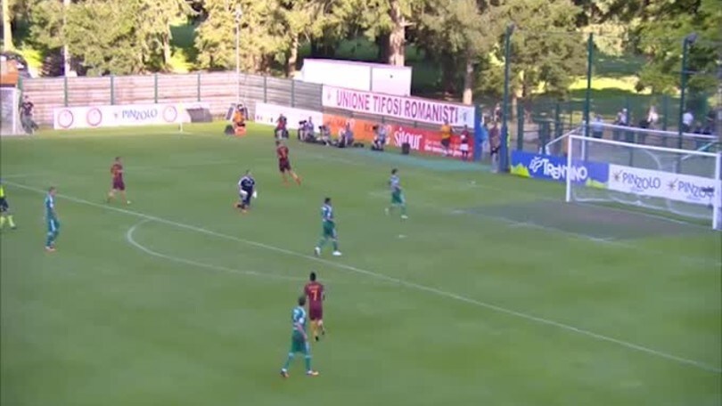 Totti, assist magico per Dzeko