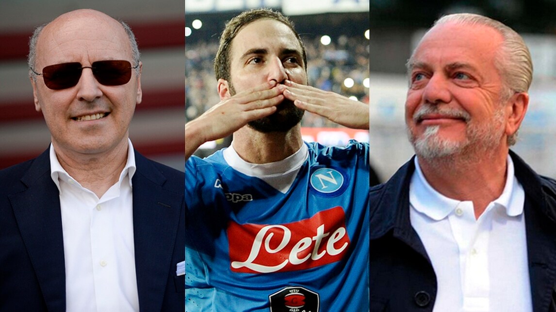 Calciomercato Juventus, incontro Marotta-De Laurentiis in Lega per Higuain