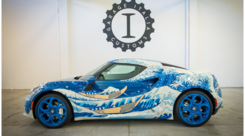 Alfa 4C Hokusai, l'onda di Lapo: foto
