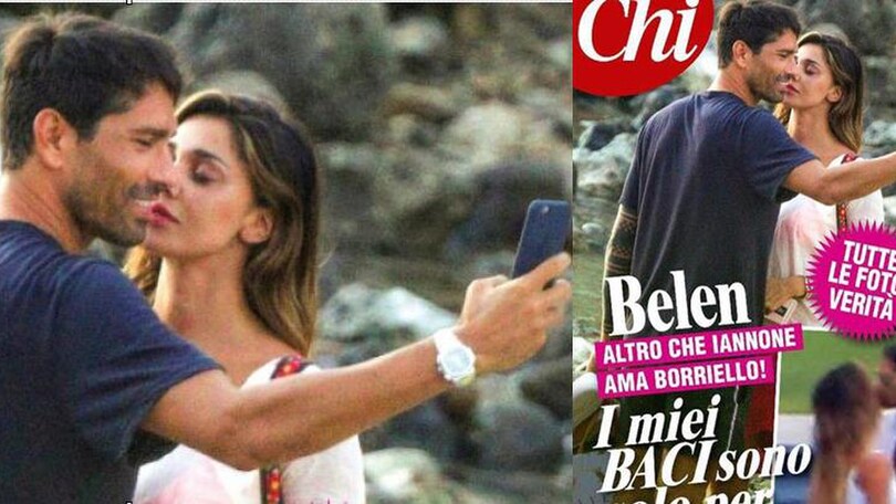 Belen-Borriello, ritorno di fiamma: le foto del bacio