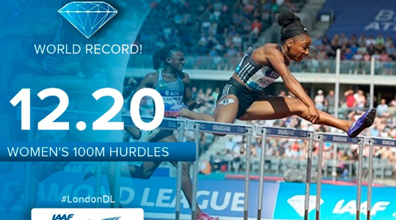 Atletica, spettacolo Harrison: record mondiale nei 100 hs donne
