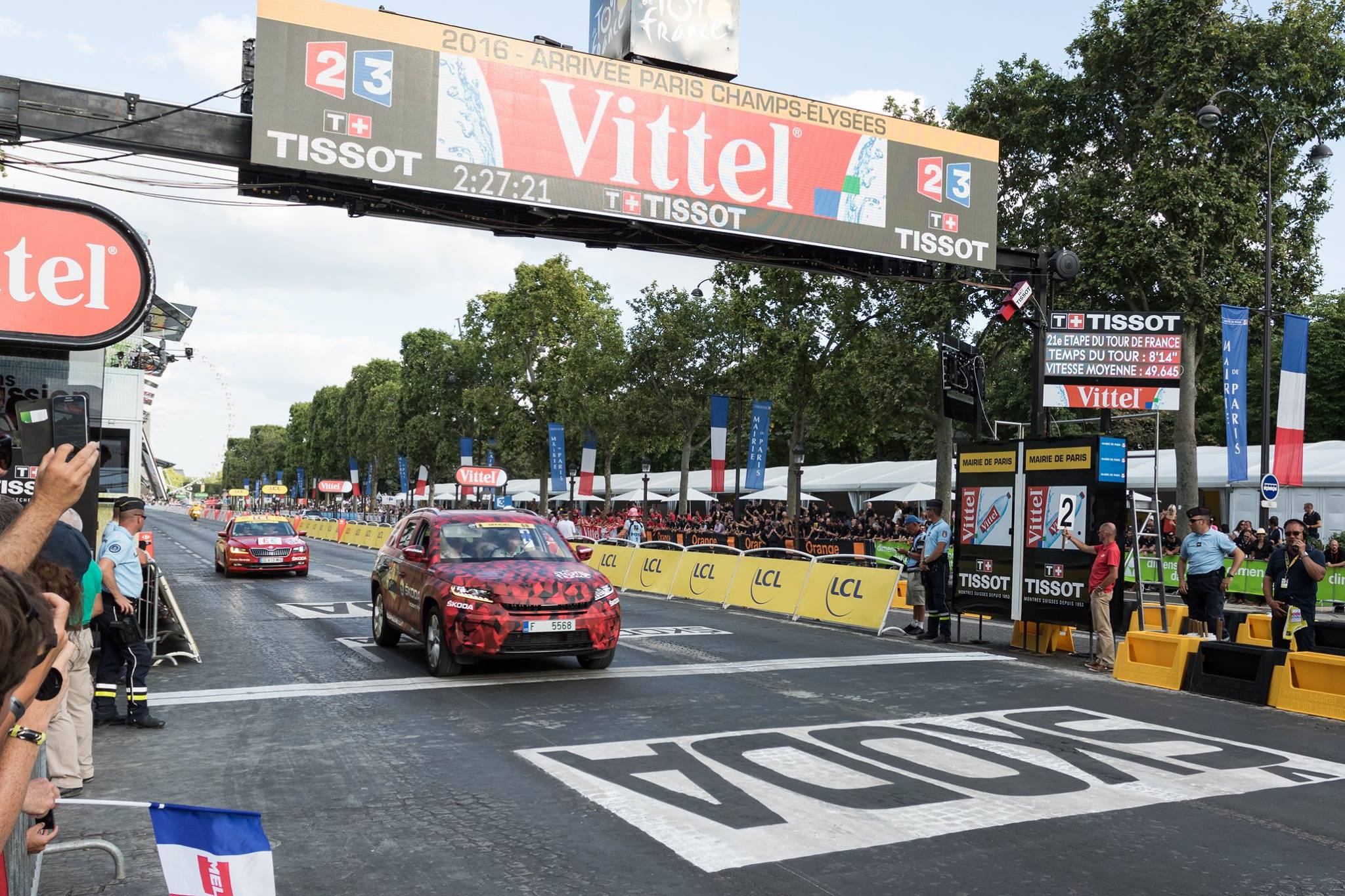 Skoda Kodiaq in "maglia gialla" al Tour de France