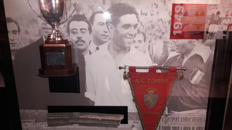 Il Grande Torino nel museo del Benfica
