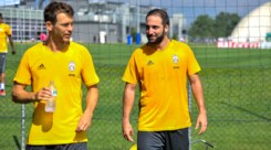 Juventus, Higuain a Vinovo si sente già a casa